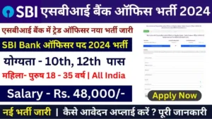 SBI Bank Official New Job work 2024 Apply