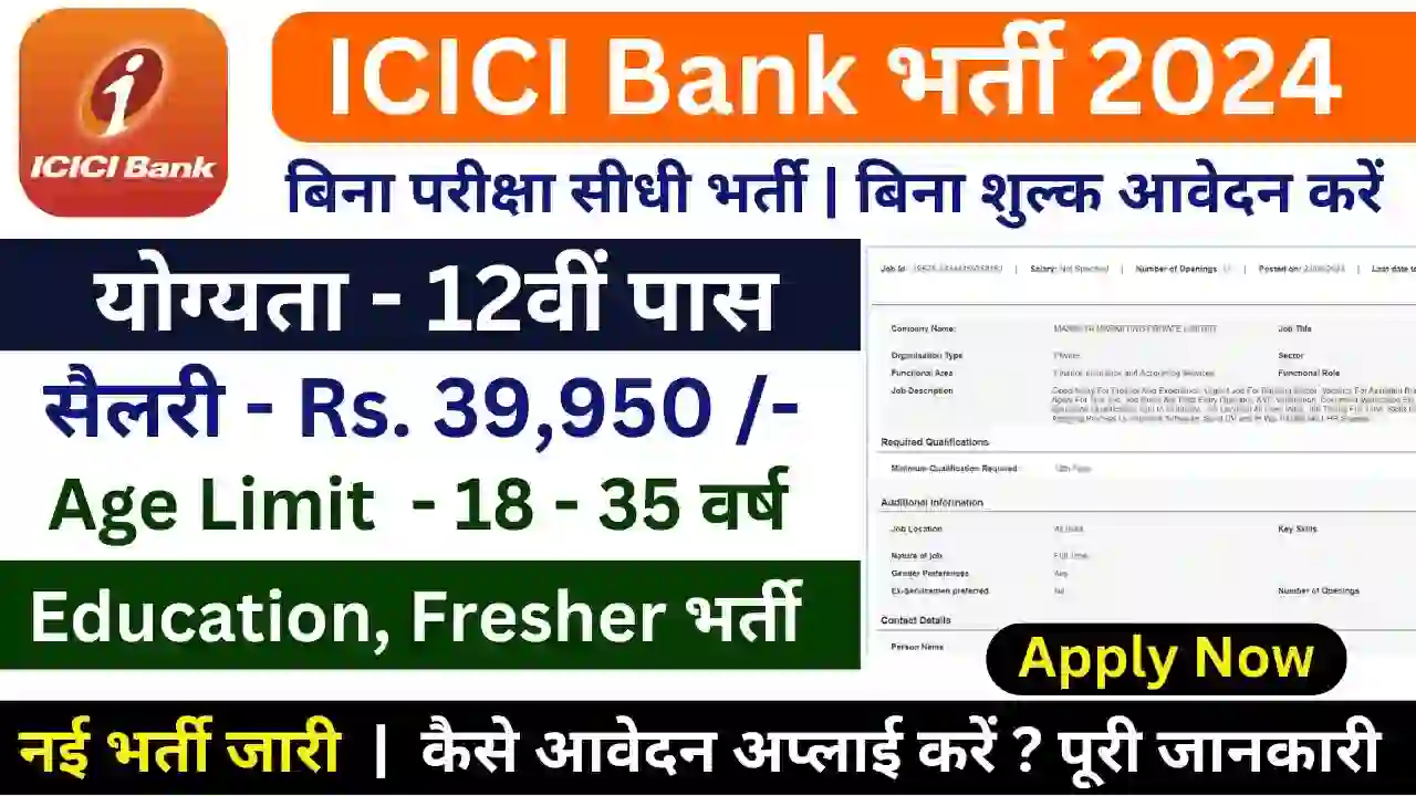 ICICI Banking Area Finance and Insurance Sector