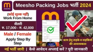 Meesho packing jobs work from home