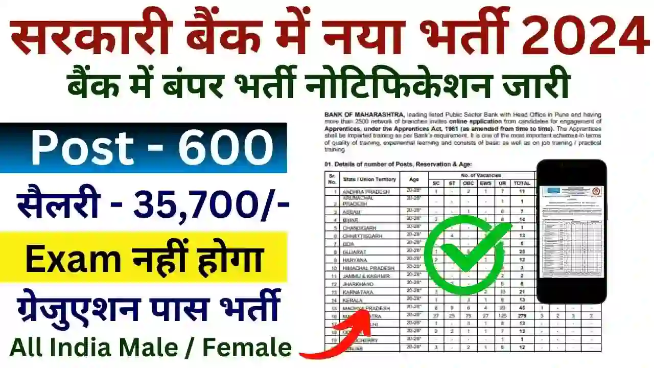 Banking Sector New Vacancy Selection Without Exam