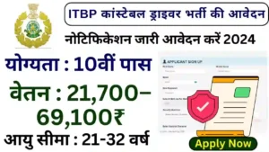 ITBP Constable Driver New work Service